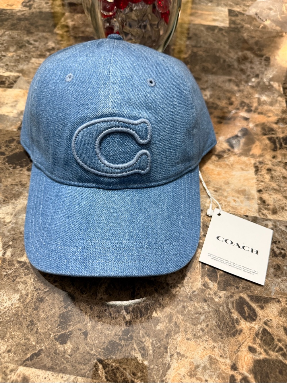 Coach Denim Baseball Hat